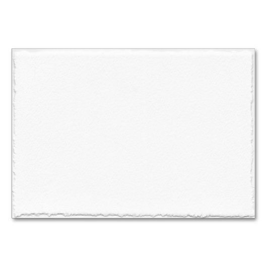 シンプルフェイクテンプレート表カード テーブルナンバー (正面)