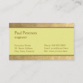 シンプルフェイク金属真鍮 名刺 (裏面)