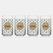 シンプルフェリズナビダードクリスマスツリー ガラス缶 (正面)