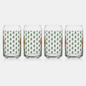 シンプルフェリズナビダードクリスマスツリー ガラス缶 (左)