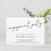 シンプルフォトエンゲージメントパーティー 招待状 (スタンド正面)