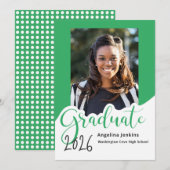 シンプルフォトグお洒落リーン2025 案内状 (正面/裏面)