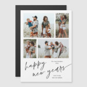 シンプルフォトコラージスクリプトHappy New Years Magnet (正面/裏面)