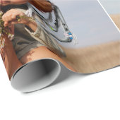 シンプルフォトコラージホリデー ラッピングペーパー (ロールコーナー)