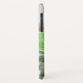 シンプルフォトコラージモノグラムファミリーマゼンタピンク Case-Mate iPhoneケース (裏面/左)