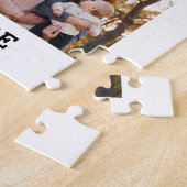 シンプルフォトコラージュインスタカスタムグラムパーソナライズされた ジグソーパズル (側面)