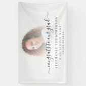 シンプルフォトスクリプトおめでとう2022卒業 横断幕 (縦)