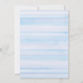 シンプルフォトファースト誕生日タイポグラフィ招待状 ノートカード (裏面)