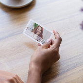 シンプルフォトプロフェッショナルQRコードブラック 名刺