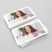 シンプルフォトプロフェッショナルQRコード 名刺