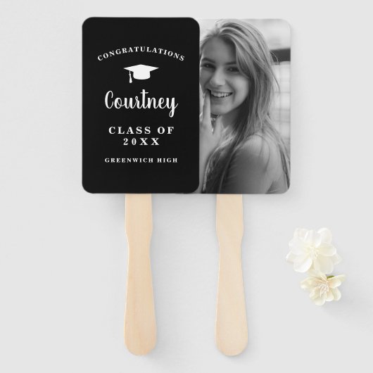 シンプルフォトモルタルボモダンード ハンドファン (正面&裏面)