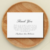 シンプルフォト葬儀悔やみや弔慰ありがとうございました サンキューカード