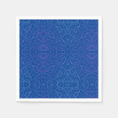 シンプルフラッタブルー スタンダードカクテルナプキン (正面)