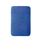 シンプルフラッタブルー バスマット (正面縦)