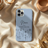 シンプルフラワーナーナのカスタムタイトル Case-Mate iPhoneケース