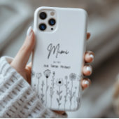 シンプルフラワーナーナのカスタムタイトル Case-Mate iPhoneケース