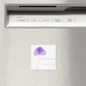 シンプルフラワーマグネットの日付を保存 マグネット (インサイチュ (食洗機))