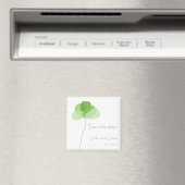 シンプルフラワーマグネットの日付を保存 マグネット (インサイチュ (食洗機))