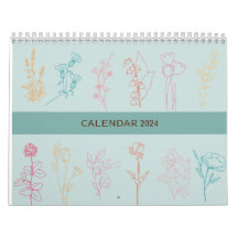 シンプルフラワーラインアートデザイン レトロ聖句