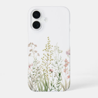 シンプルフラワーiPhone 16ケース iPhone 16ケース