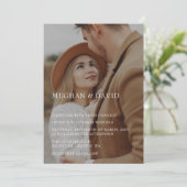 シンプルフルフォトアレ結婚イ 招待状 (スタンド正面)