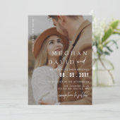 シンプルフルフォトアレ結婚イ 招待状 (スタンド正面)