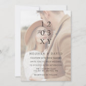 シンプルフルフォトアレ結婚イ 招待状 (正面)