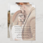 シンプルフルフォトアレ結婚イ 招待状 (正面/裏面)