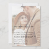 シンプルフルフォトアレ結婚イ 招待状 (正面)