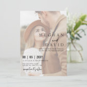 シンプルフルフォトアレ結婚イ 招待状 (スタンド正面)