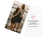 シンプルフルフォトミニマル写真撮影 名刺