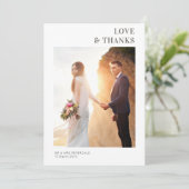 シンプルフレ結婚ームのサンキューカード サンキューカード (スタンド正面)