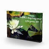 シンプルフロッグ感動的引用文 フォトブロック (右)