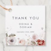 シンプルフローラありがとう フェイバータグ (正面)