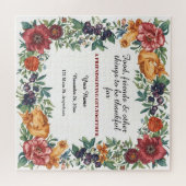 シンプルフローラエレガントフレンドリー ジグソーパズル (横)