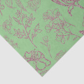 シンプルフローラオン緑 | 薄葉紙 (詳細)