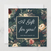 シンプルフローラクラシックギフト伝票証明書 (正面)