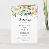 シンプルフローラグリーン書結婚道 プログラム (正面)