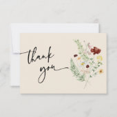 シンプルフローラサンキューカード サンキューカード (正面)