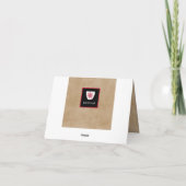 シンプルフローラサンキューカード サンキューカード (裏面)