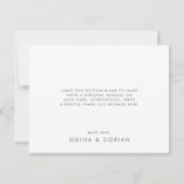 シンプルフローラサンキューカード サンキューカード (裏面)