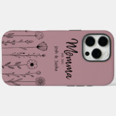 シンプルフローラナナカスタム Case-Mate iPhoneケース (裏面 (横))