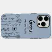 シンプルフローラナナカスタム Case-Mate iPhoneケース (裏面 (横))