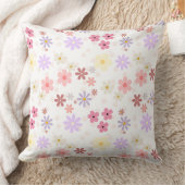 シンプルフローラパターン（の模様が）ある装飾用クッション クッション (ブランケット)
