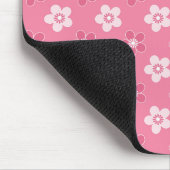 シンプルフローラピ無地のックパターンのレトロ小流 マウスパッド (コーナー)