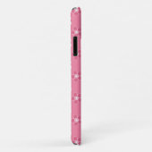 シンプルフローラピ無地のックパターンのレトロ小流 Case-Mate iPhoneケース (裏面/右)
