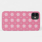 シンプルフローラピ無地のックパターンのレトロ小流 Case-Mate iPhoneケース (裏面(横))