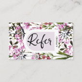 シンプルフローラフレンド参照プリント 紹介カード (正面)