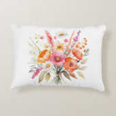 シンプルフローラミニマル愛が育つ アクセントクッション (裏面)