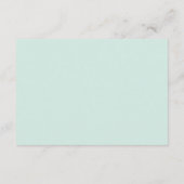 シンプルフローラミニマ結婚リスト エンクロージャーカード (裏面)